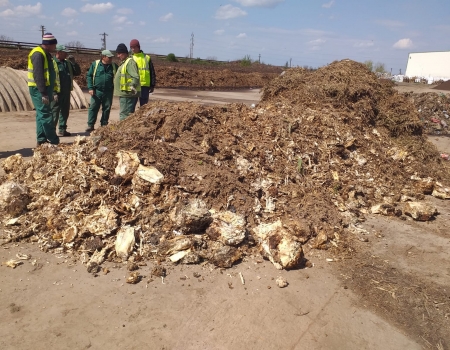 Primul transport de deseu biodegradabil - ECO Bihor